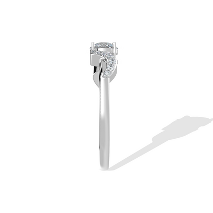 Radiant Swirl Solitaire