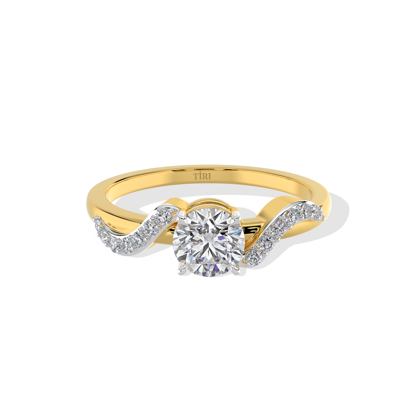 0.88 TW Round Diamond Ring
