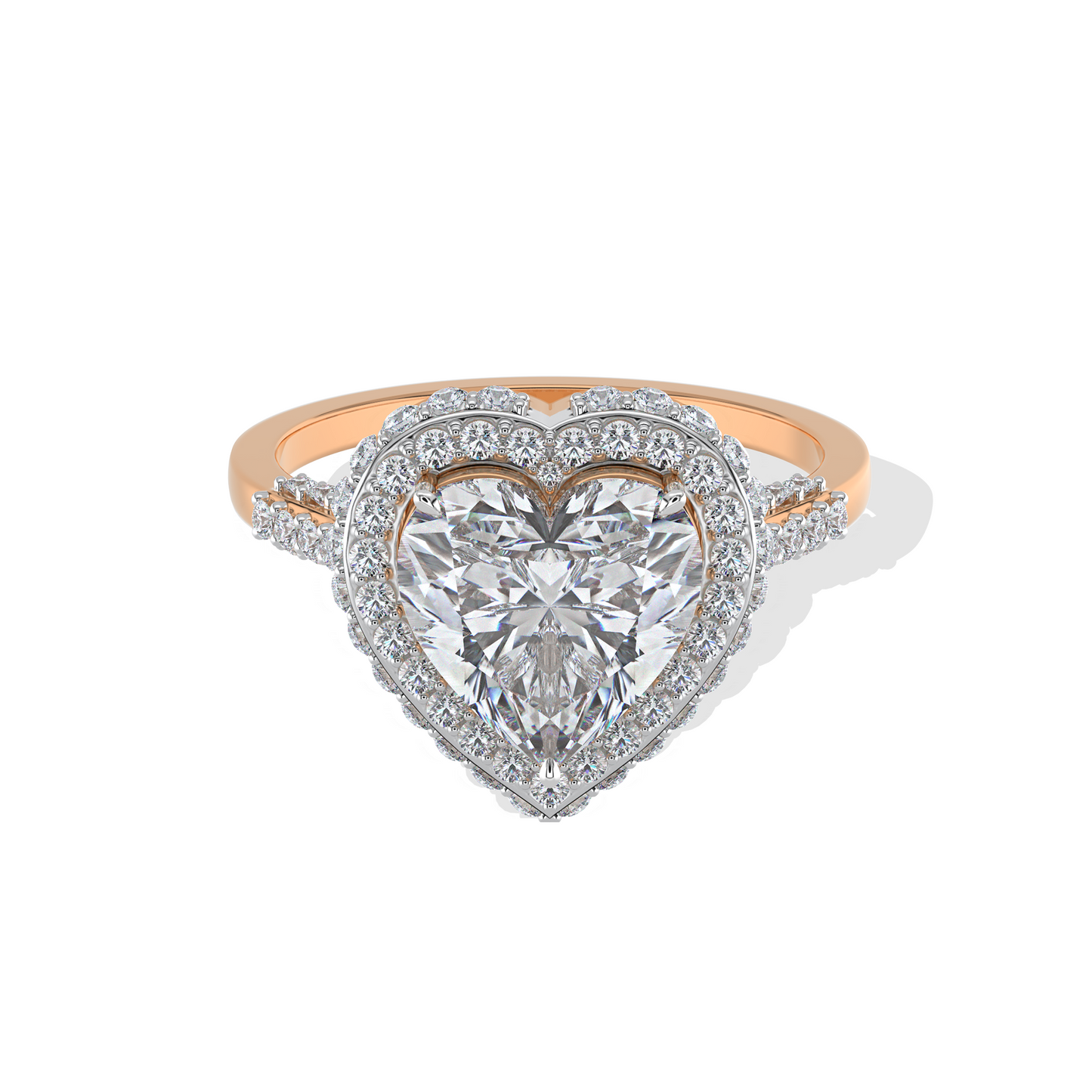 3.01 TW 2.10 CTS Diamond Ring