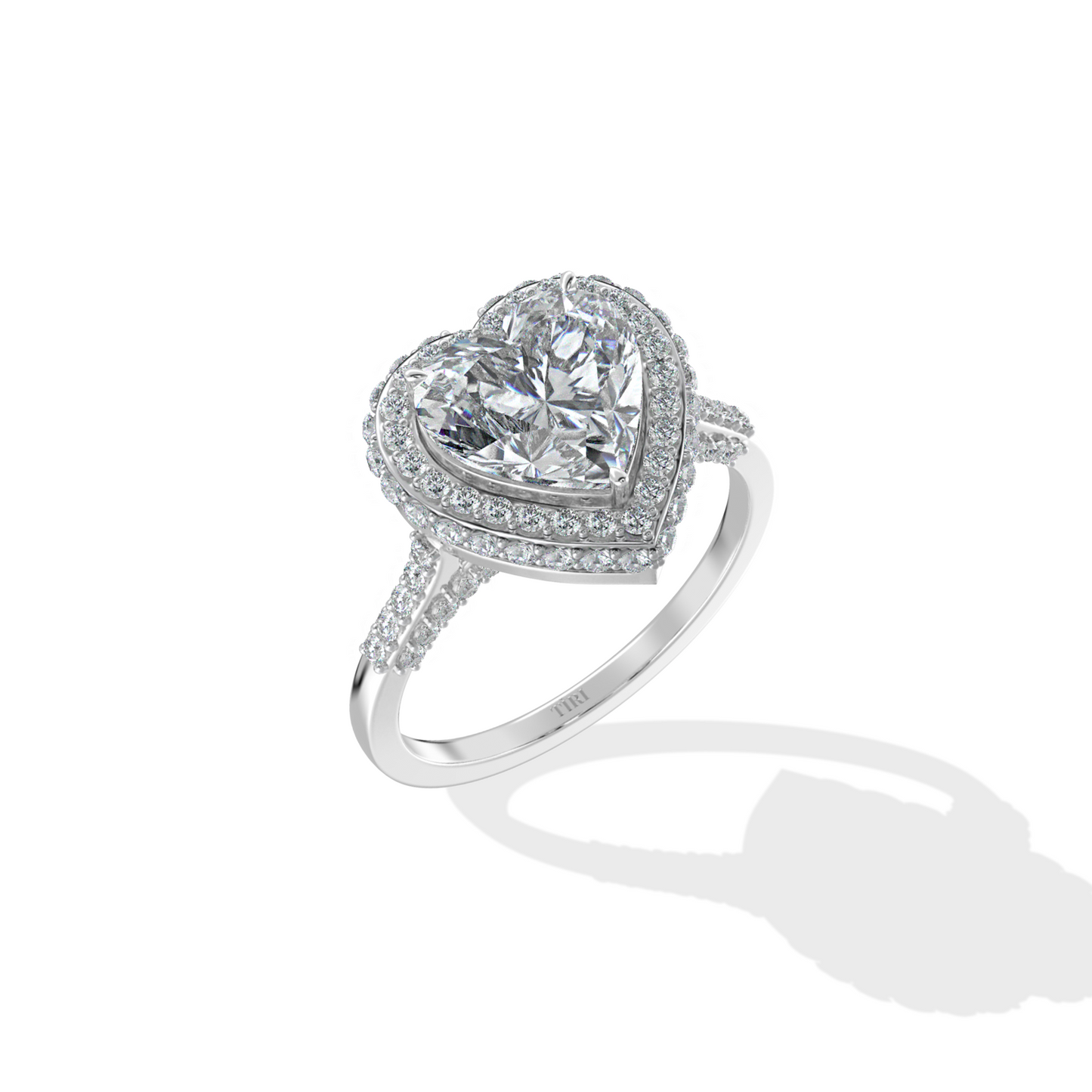 3.01 TW 2.10 CTS Diamond Ring