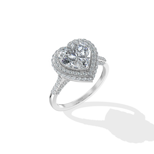 3.01 TW 2.10 CTS Diamond Ring
