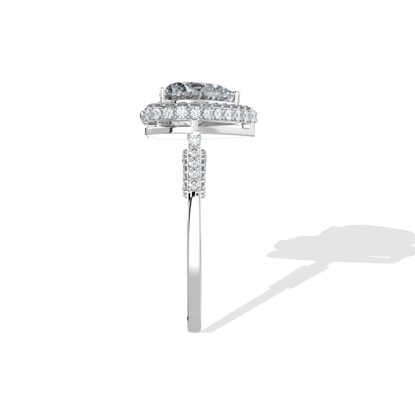 3.01 TW 2.10 CTS Diamond Ring
