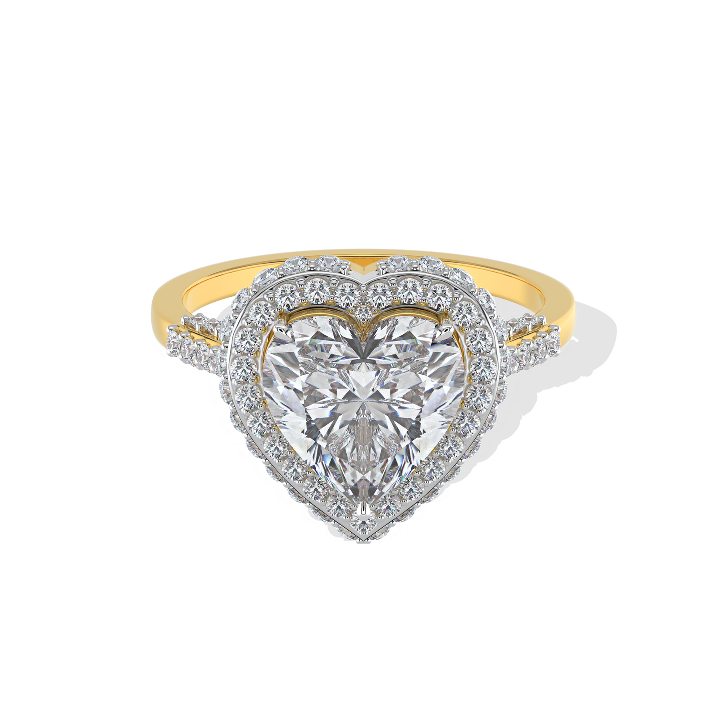 3.01 TW 2.10 CTS Diamond Ring