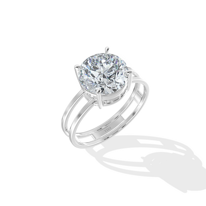 Round Dual Band Ring