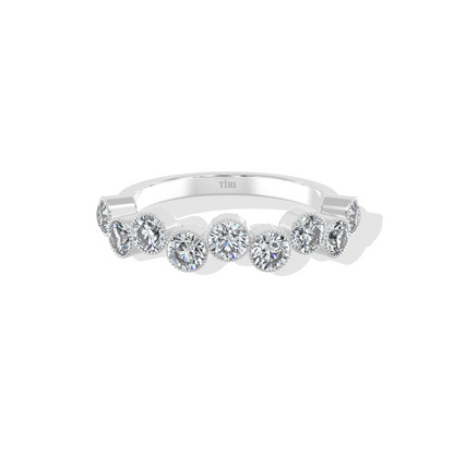 Multi-Round Diamond Band