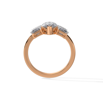 Regal Marquise Trinity Ring