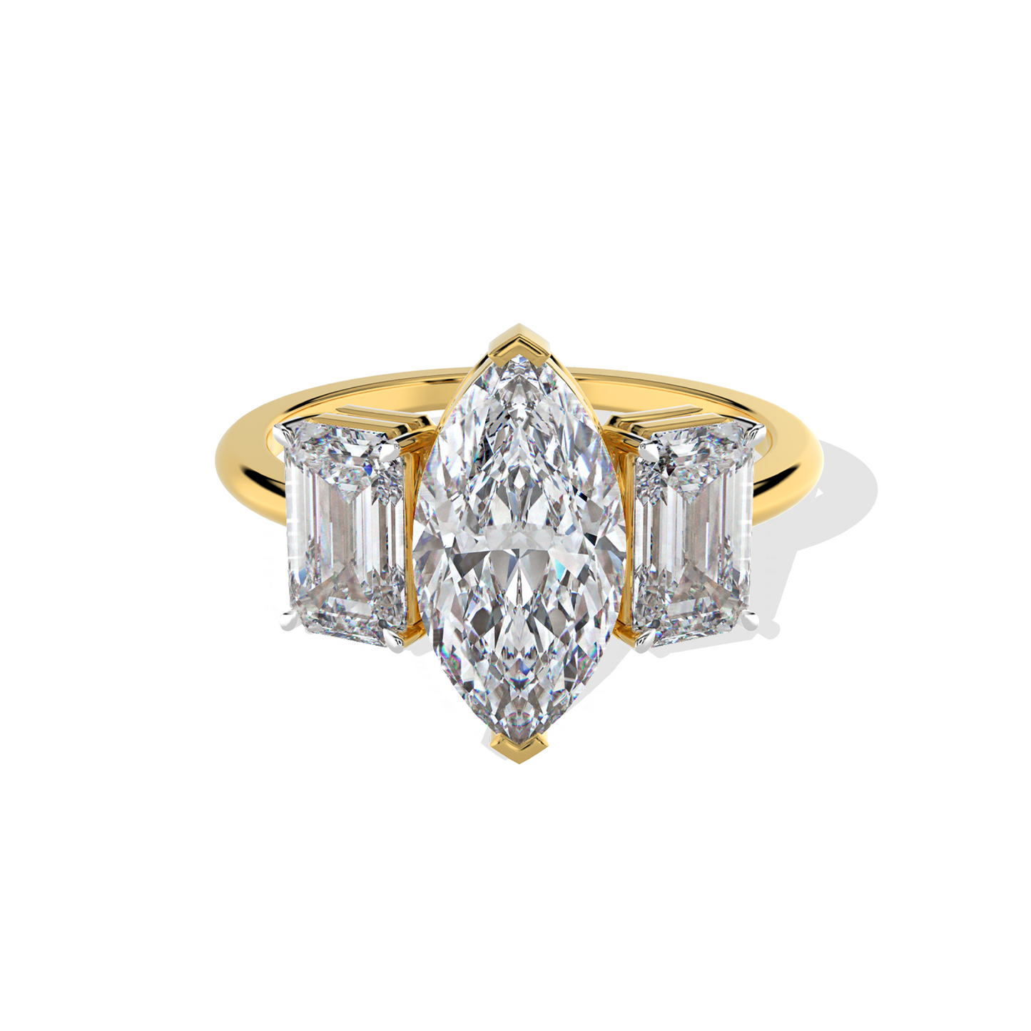 2.10 TW Marquise Diamond Ring