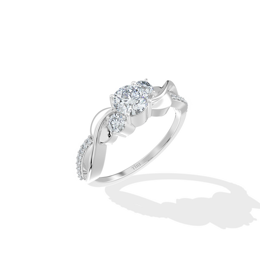 0.75 TW Round Diamond Ring