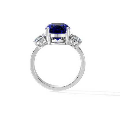 Sapphire Radiance Solitaire