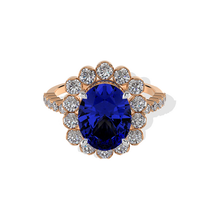 Sapphire Royal Bloom Ring