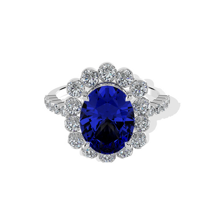 Sapphire Royal Bloom Ring