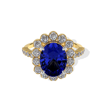 Sapphire Royal Bloom Ring