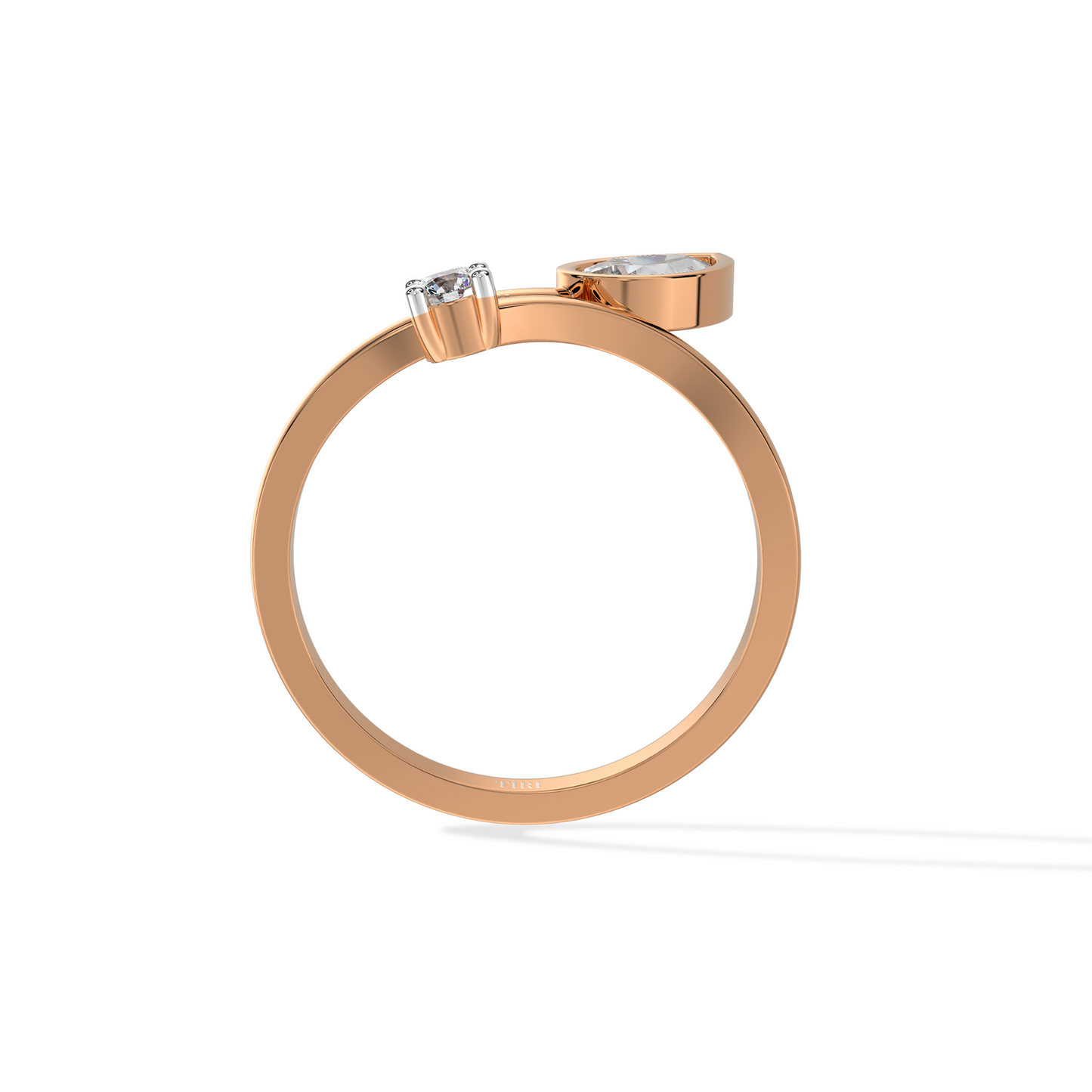 0.75 TW Pear Diamond Ring