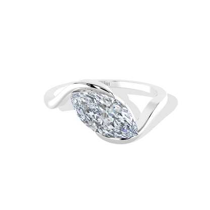 Timeless Marquise Twist Ring