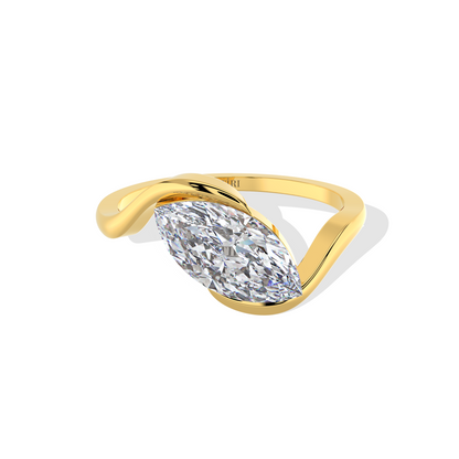 Timeless Marquise Twist Ring