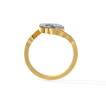 Timeless Marquise Twist Ring