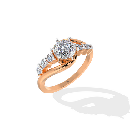 Timeless Swirl Engagement Ring