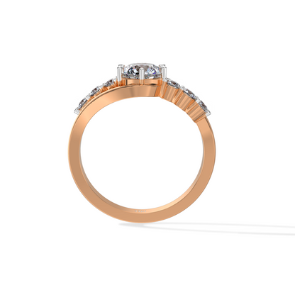 Timeless Swirl Engagement Ring