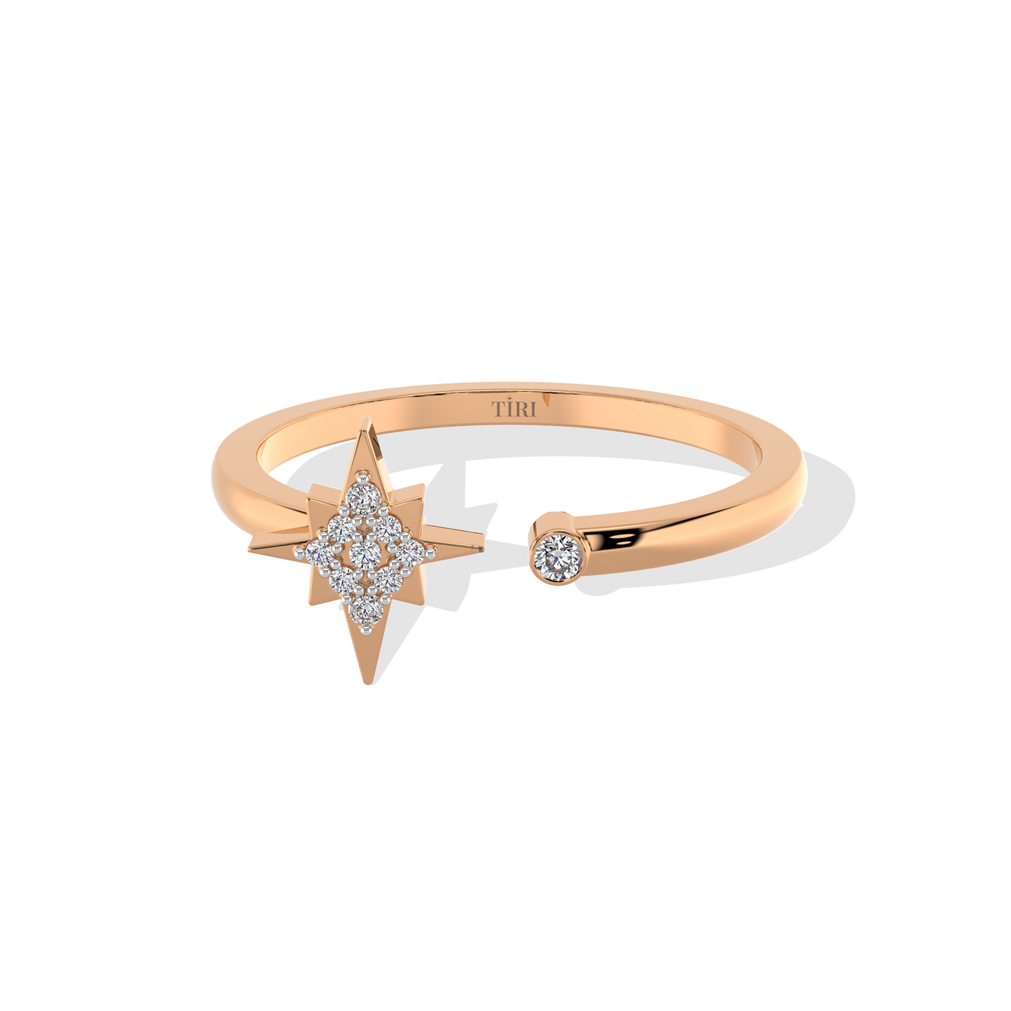 0.35 TW Star Diamond Ring