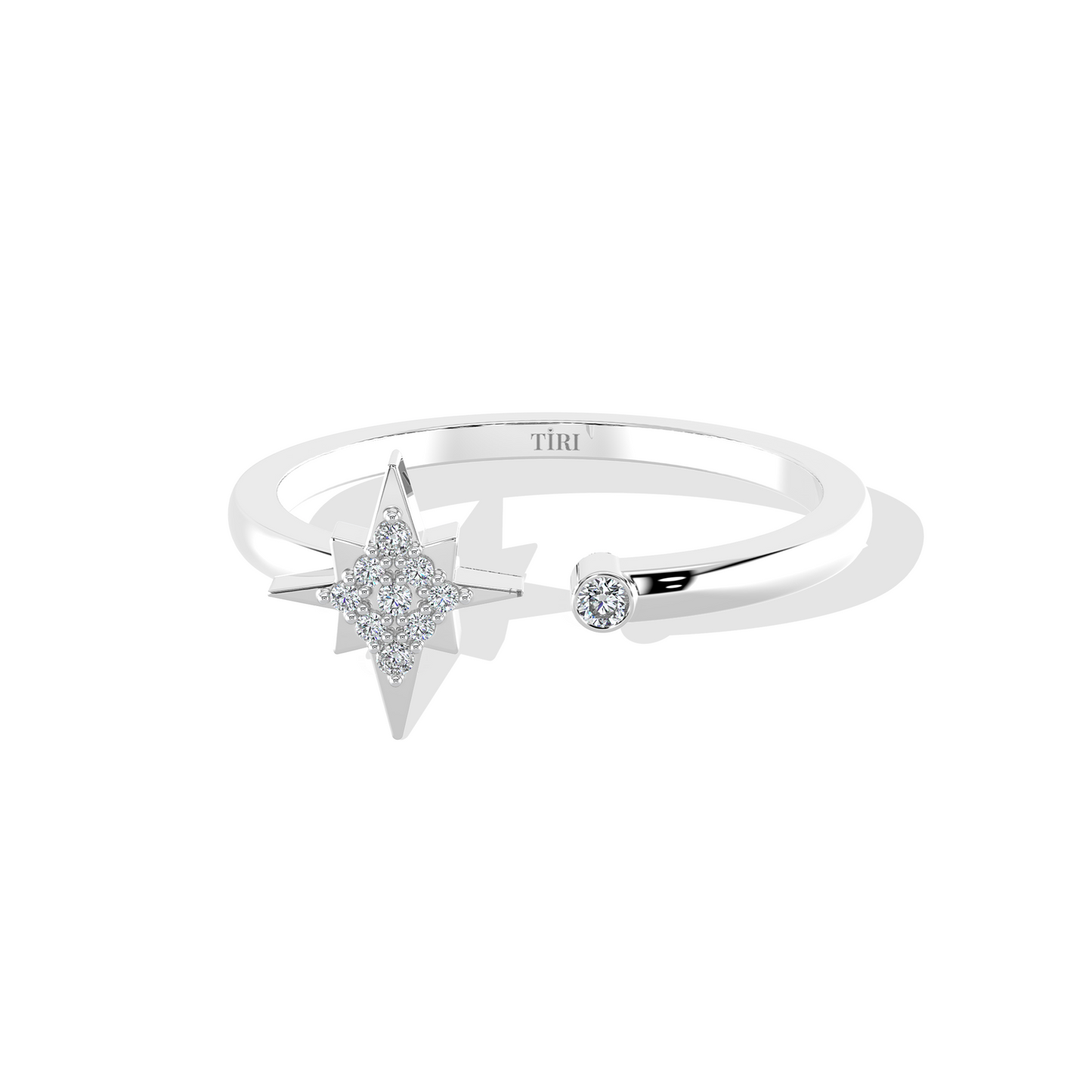 0.35 TW Star Diamond Ring
