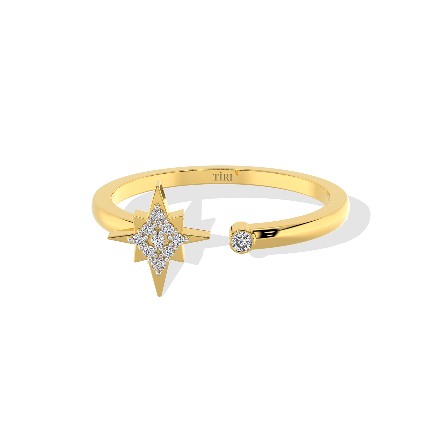 0.35 TW Star Diamond Ring