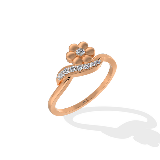0.35 TW Round Diamond RIng