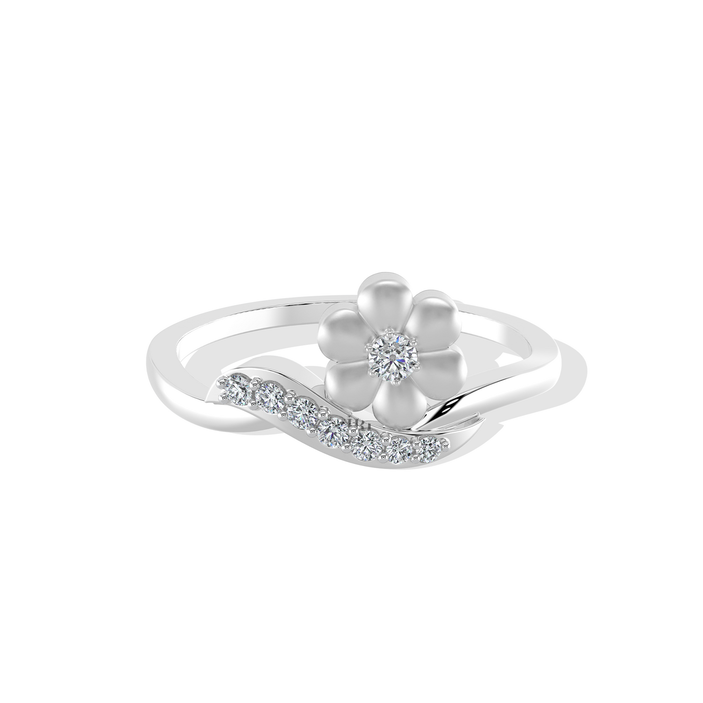 0.35 TW Round Diamond RIng