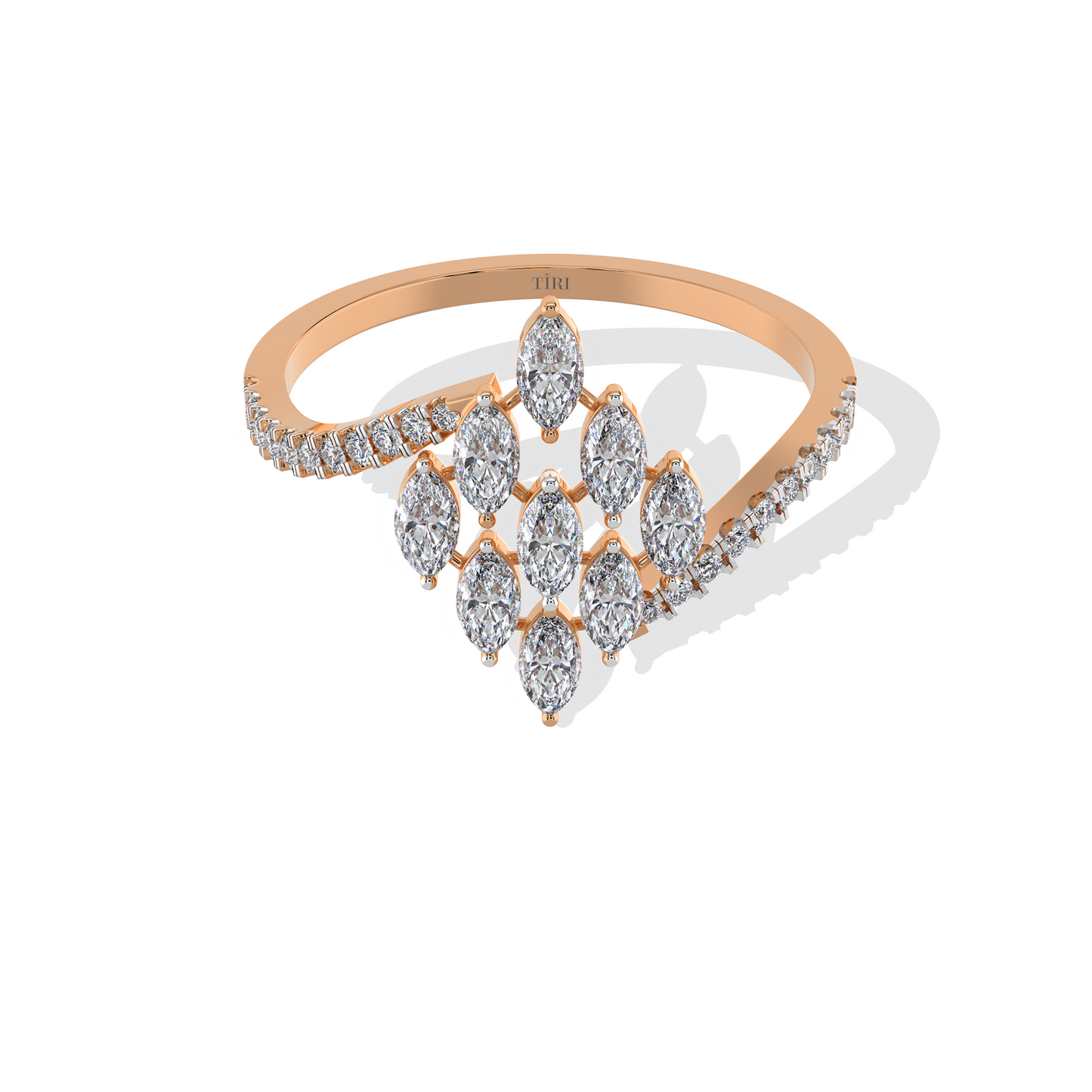 1.55 TW Marquise Diamond Ring