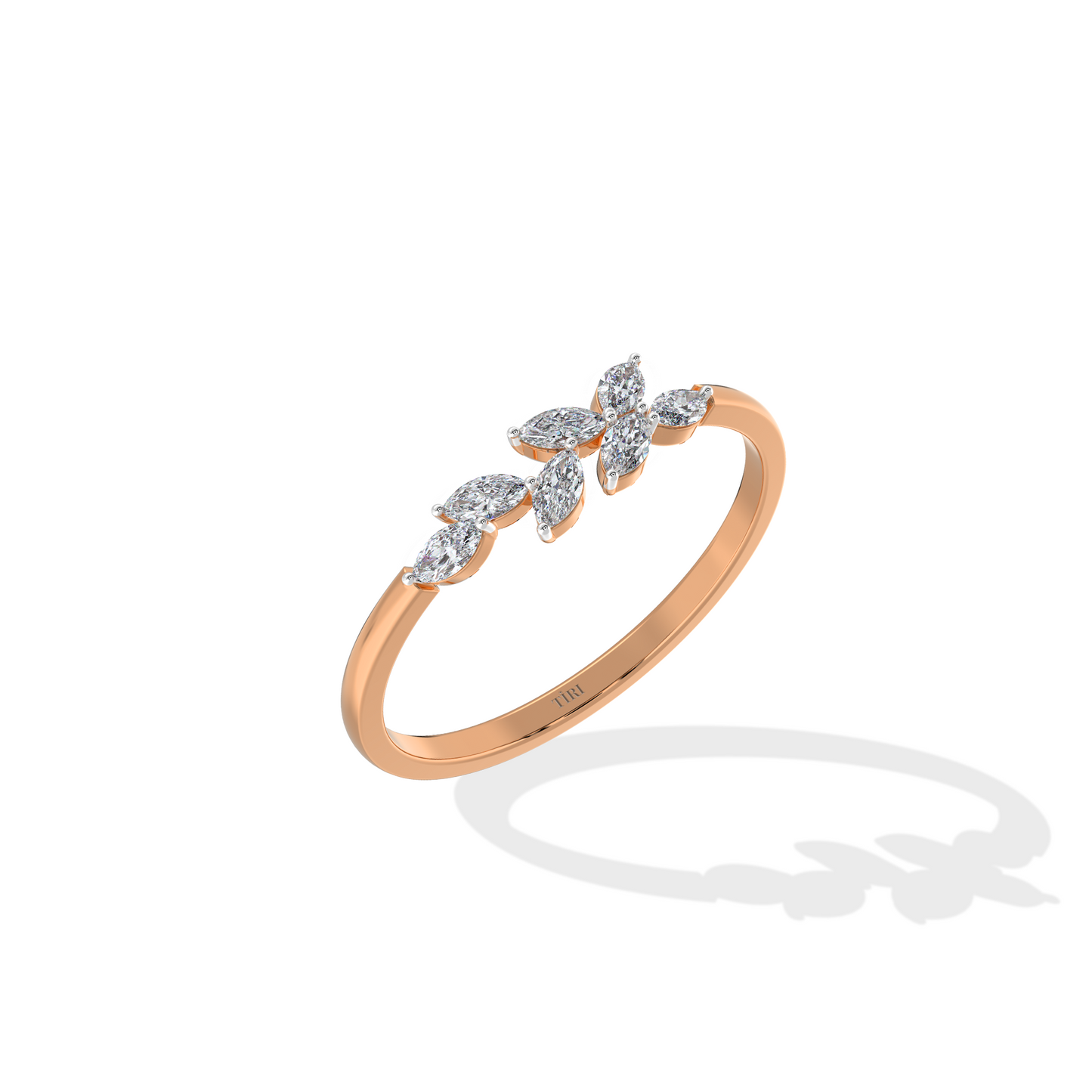 0.79 TW Marquise Diamond Ring