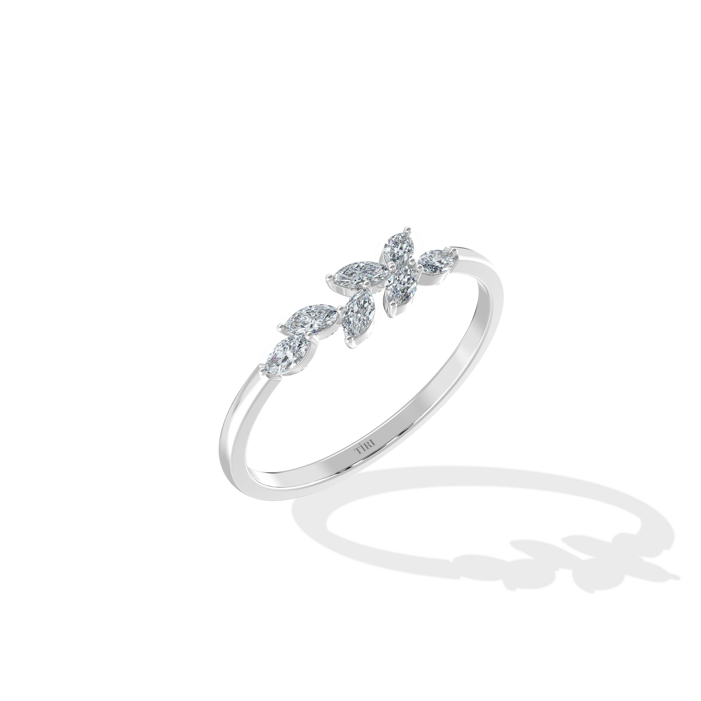 0.79 TW Marquise Diamond Ring