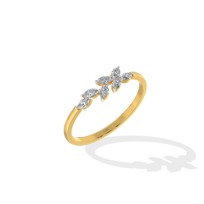 Fluttering Band Ring