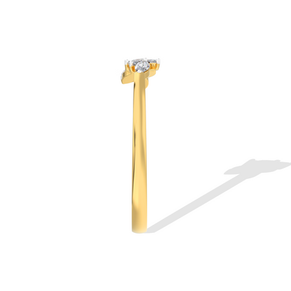 Fluttering Band Ring