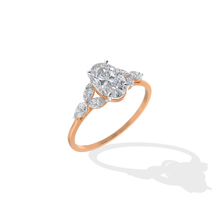 Aurora Oval Engagement Ring - Tiri