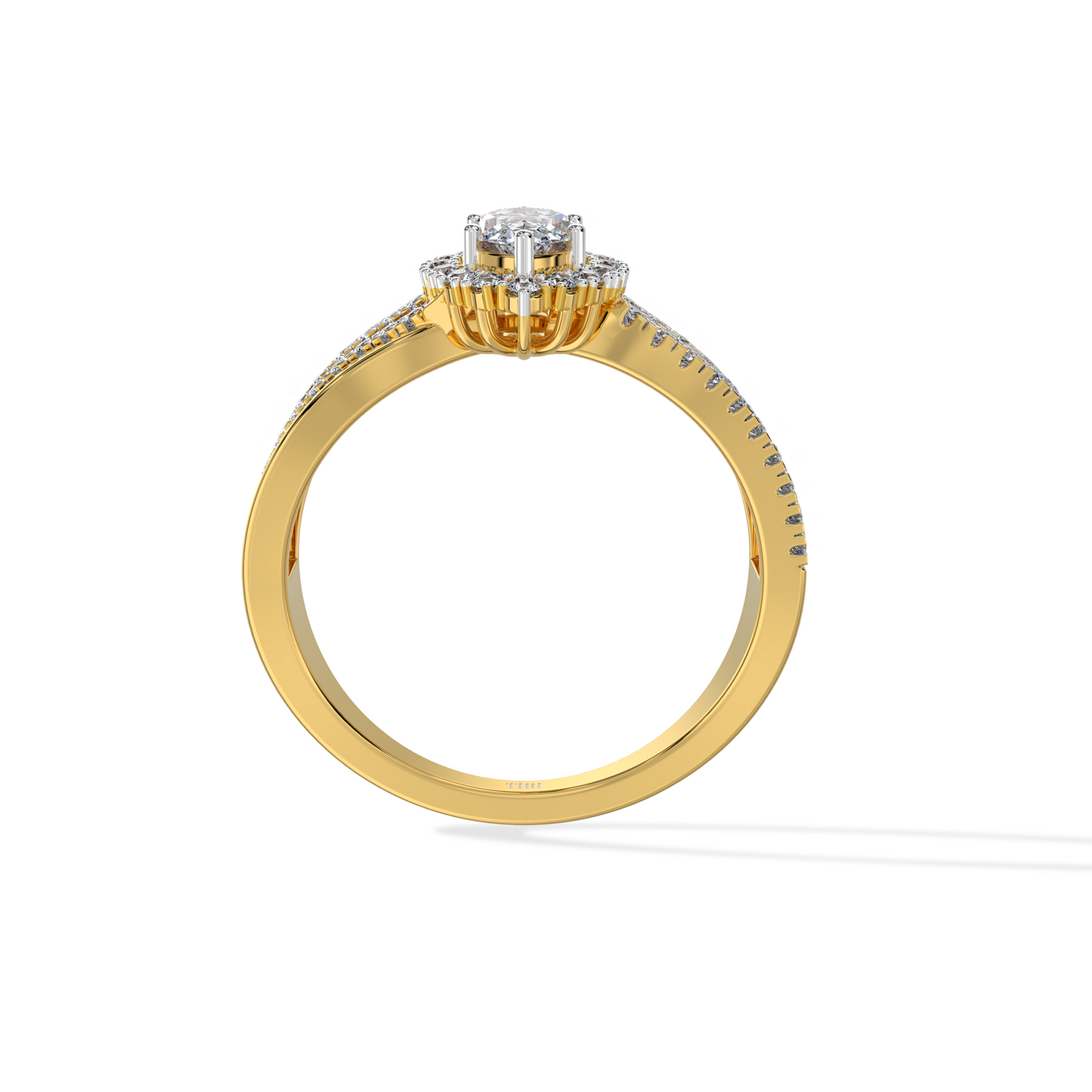 0.87 TW Marquise Diamond Ring