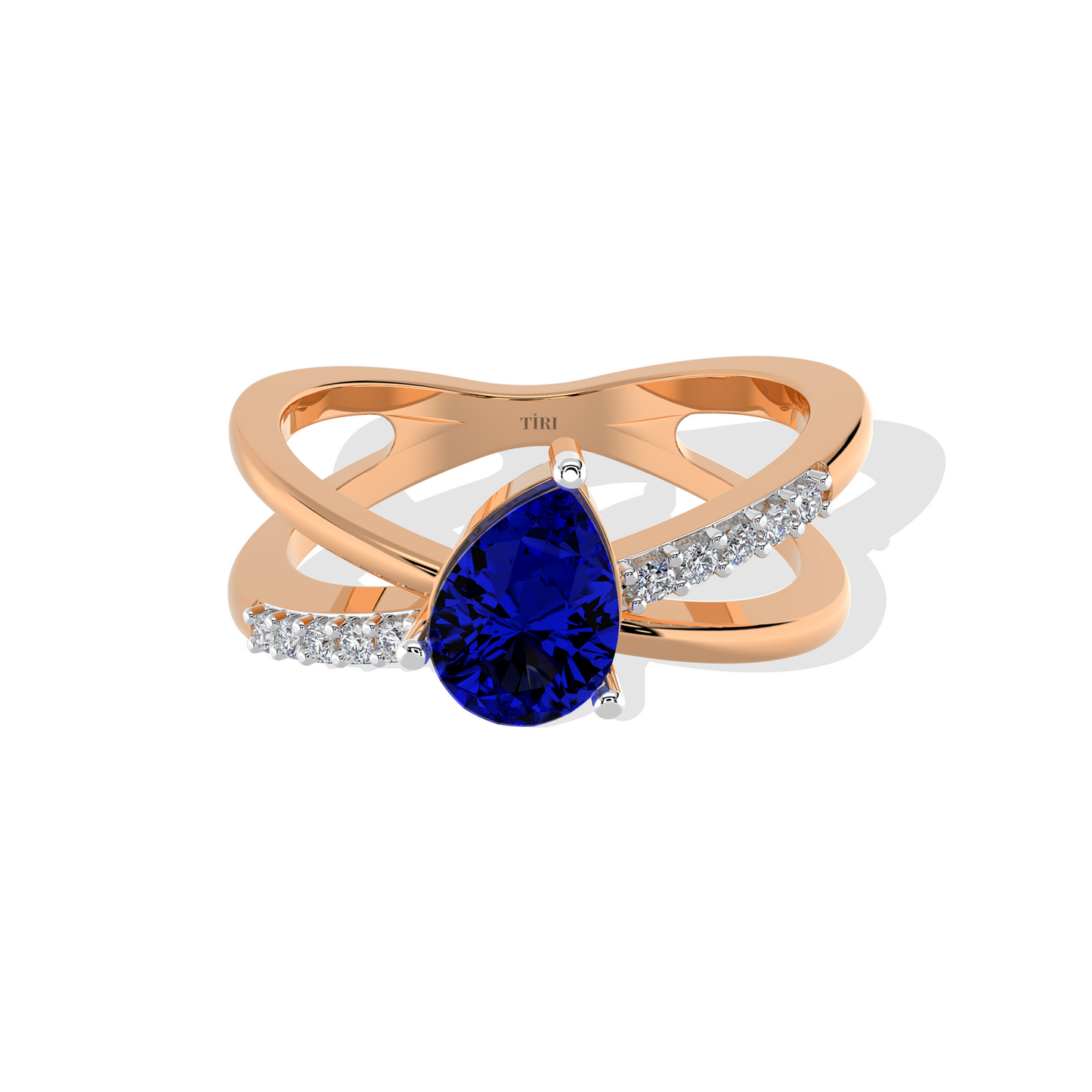 Pear Serenade Engagement Ring