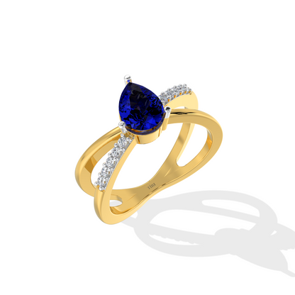 Pear Serenade Engagement Ring