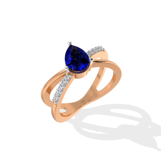 Pear Serenade Engagement Ring