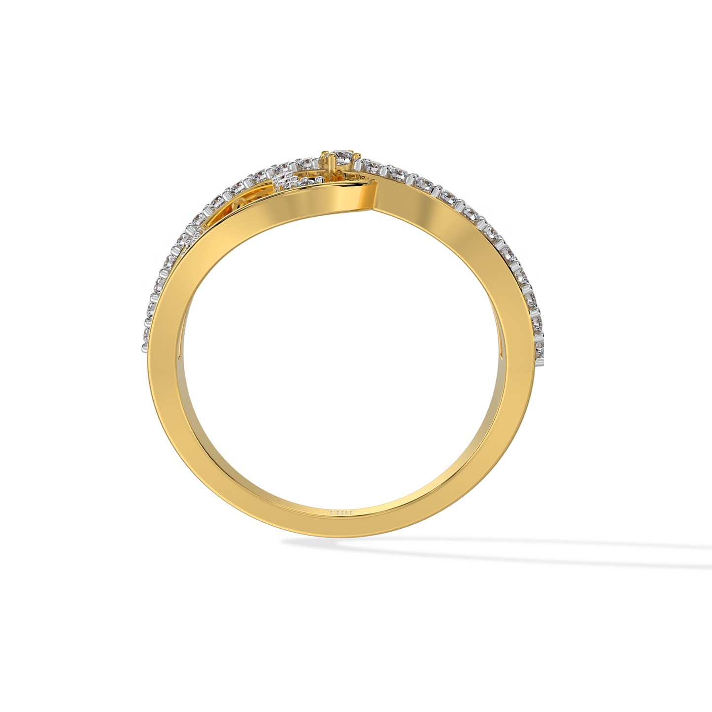 Elegant 1.00 TW diamond ring by Tiri featuring a sparkling central diamond and sleek band design.