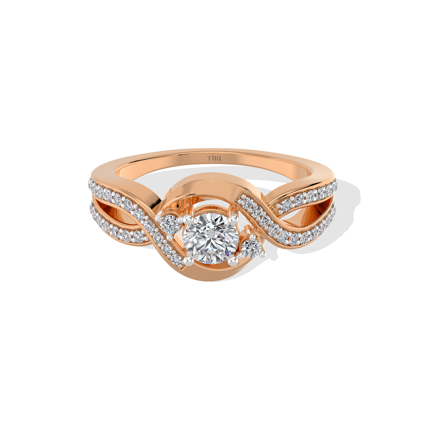 1.10 TW Round Diamond Ring