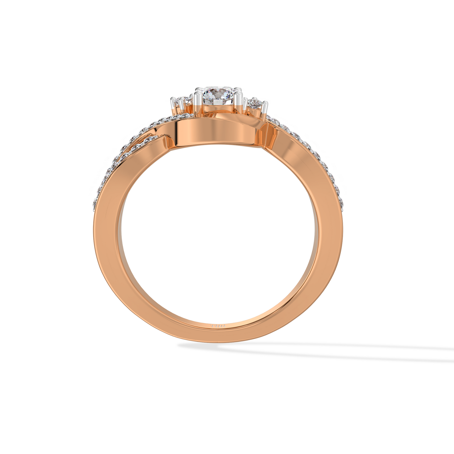1.10 TW Round Diamond Ring