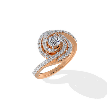 Swirling Brilliance Engagement Ring