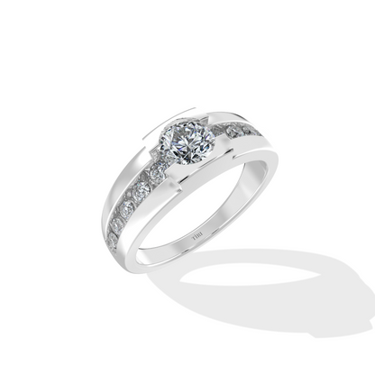 Luxe Gold Diamond Band