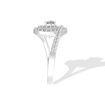 Swirling Brilliance Engagement Ring