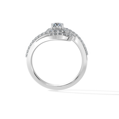 Swirling Brilliance Engagement Ring