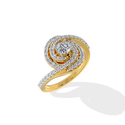 Swirling Brilliance Engagement Ring