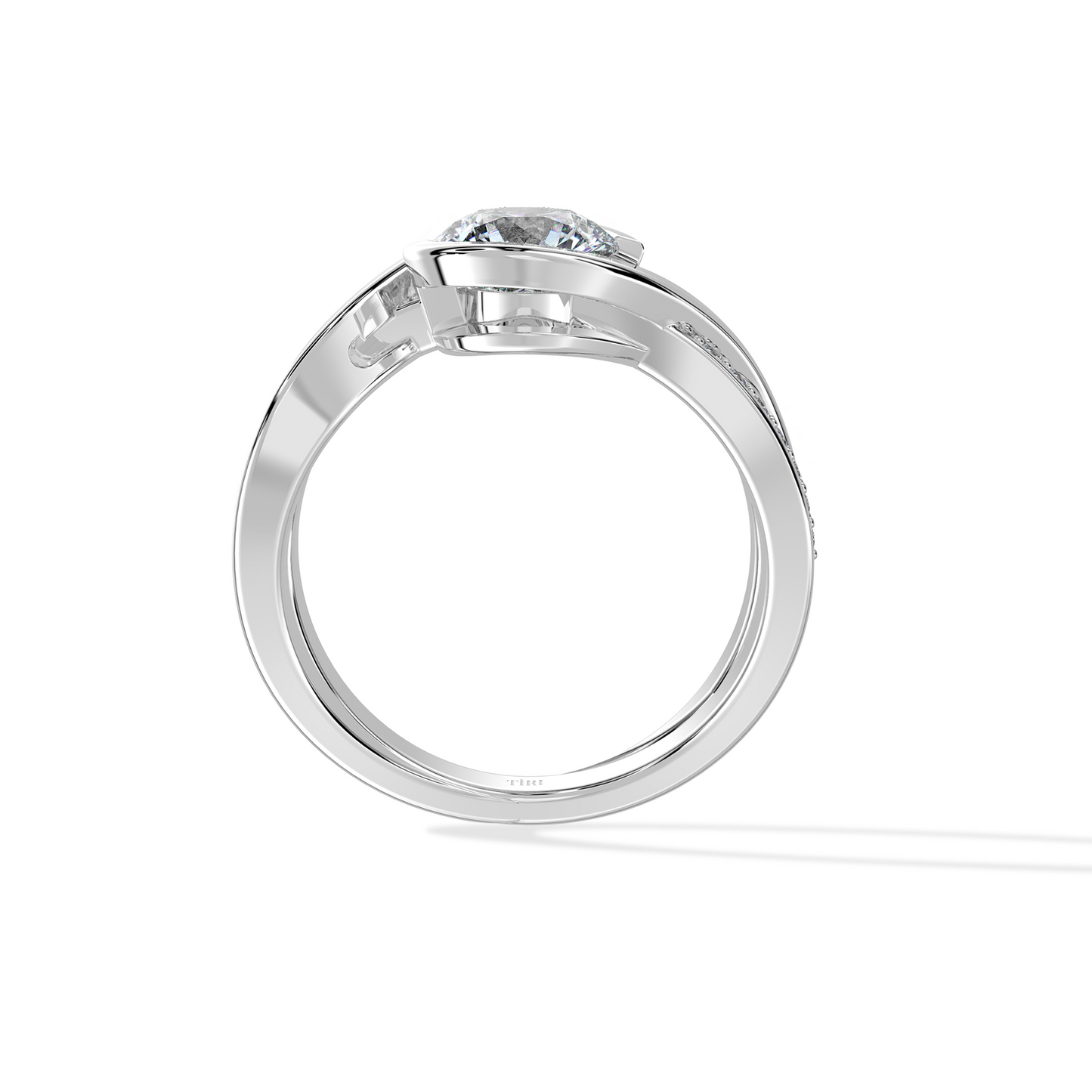 0.95 TW Round Diamond RIng