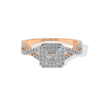 Enchanté Princess Diamond Ring