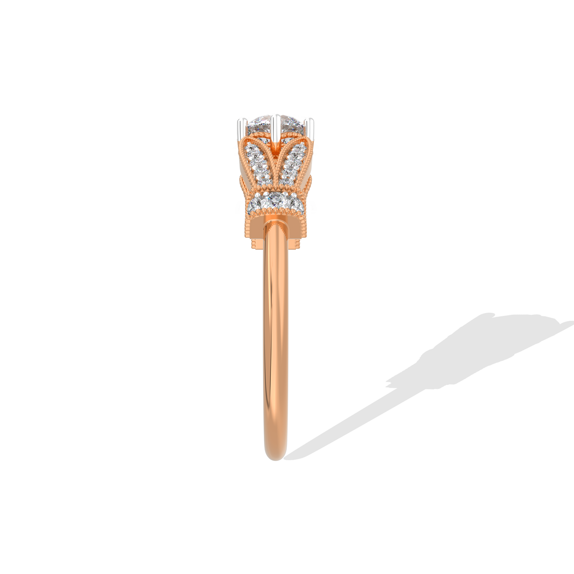 Elegant Tiri 1.45 TW diamond ring featuring a sparkling diamond centerpiece on a sleek band.