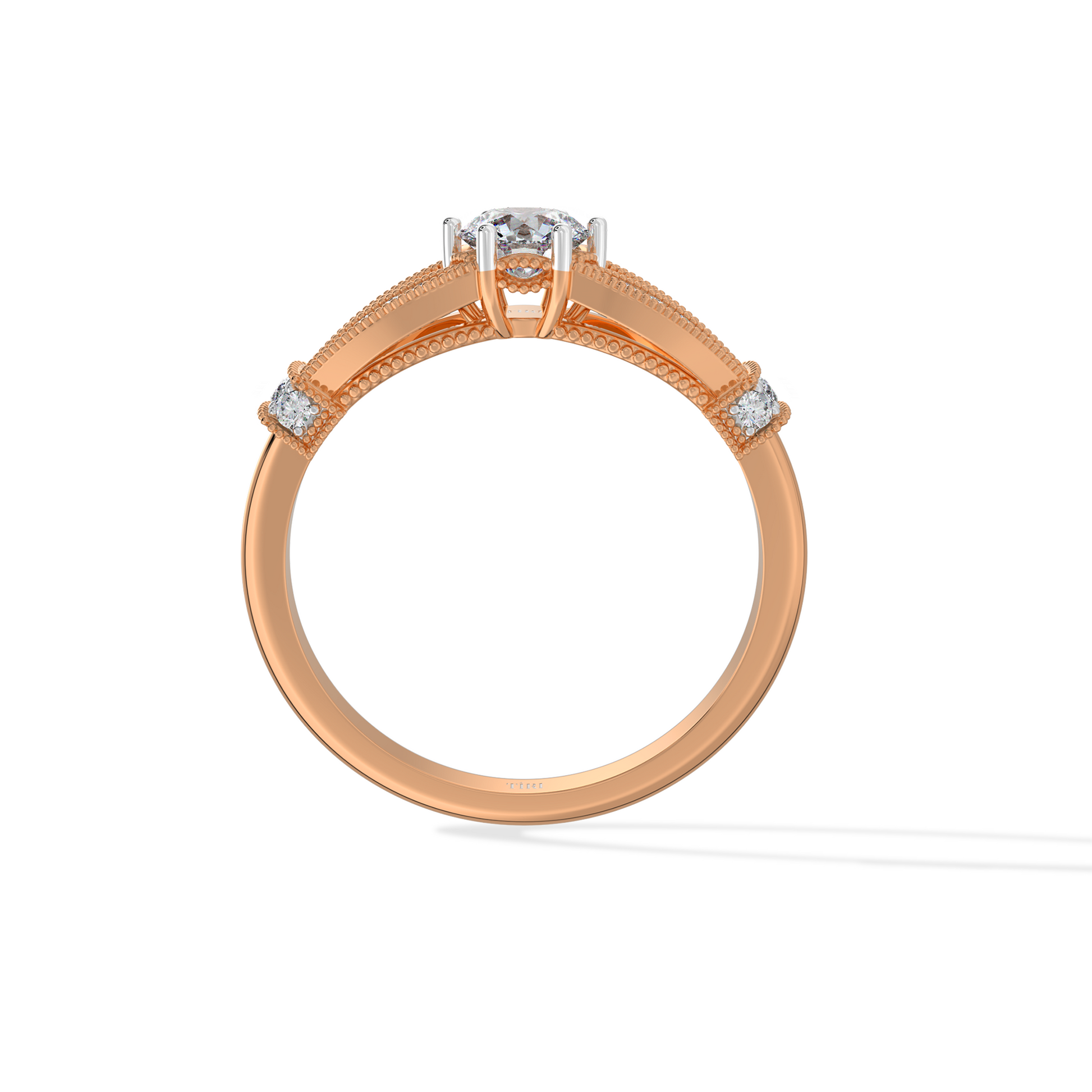 Tiri 1.45 TW diamond ring featuring a sparkling solitaire diamond set in a sleek band.