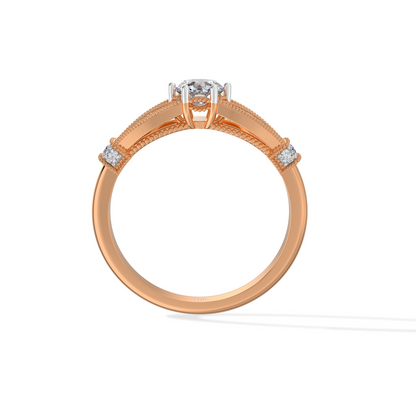 Tiri 1.45 TW diamond ring featuring a sparkling solitaire diamond set in a sleek band.
